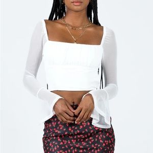 White Bustier Top